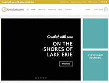 Tablet Screenshot of junieballoonie.com